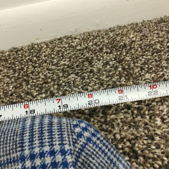 Sartoria Partenopea Sport Coat Wool Prince of Wales Check Blue Gray 44R - Picture 10 of 11